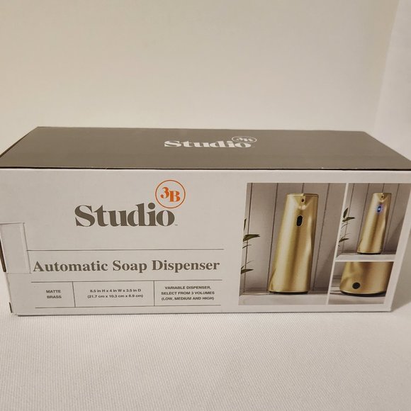 Studio 3B®™ Finch Sensor Soap Dispenser in Brass electric modern kitchen… - Picture 4 of 7